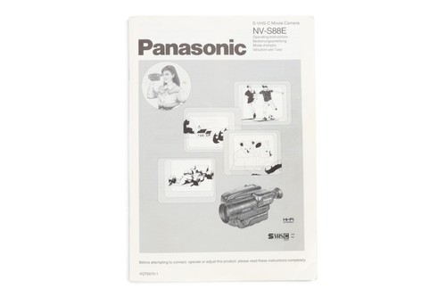 Panasonic s88e manuale - nv-s88e,